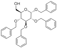 苄基 2,3,4-三-O-苄基-Α-D-吡喃葡萄糖苷 结构式