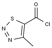 4-甲基-1，2，3-噻二唑-5-羰酰氯 结构式