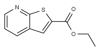 噻吩并[2,3-B]吡啶-2-羧酸乙酯 结构式