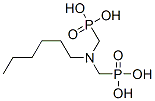 [(己基亚胺)二(亚甲基)]二膦酸 结构式