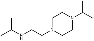 1-(2-二异丙基氨乙基)哌嗪 结构式
