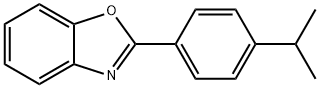 2-(4-ISOPROPYLPHENYL)BENZO[D]OXAZOLE 结构式