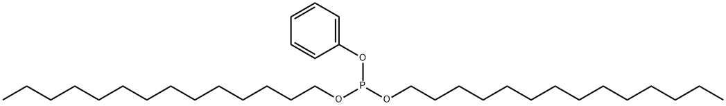 phenyl ditetradecyl phosphite  结构式