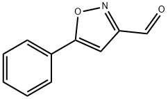 5-苯基异恶唑-3-甲醛 结构式