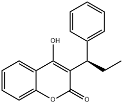 (R)-苯丙香豆素 结构式