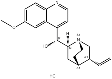 盐酸奎宁 结构式