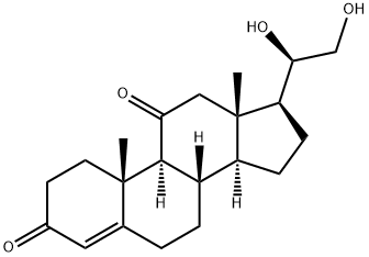 20β,21-Dihydroxypregna-4-ene-3,11-dione 结构式