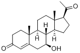 4-Pregnen-7beta-ol-3,20-dione 结构式