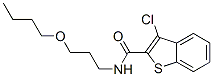 Benzo[b]thiophene-2-carboxamide, N-(3-butoxypropyl)-3-chloro- (9CI) 结构式