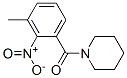 Piperidine, 1-(3-methyl-2-nitrobenzoyl)- (9CI) 结构式