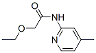 Acetamide, 2-ethoxy-N-(4-methyl-2-pyridinyl)- (9CI) 结构式