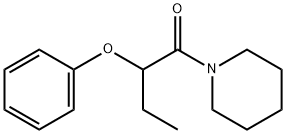 Piperidine, 1-(1-oxo-2-phenoxybutyl)- (9CI) 结构式