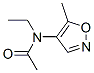 Acetamide, N-ethyl-N-(5-methyl-4-isoxazolyl)- (9CI) 结构式