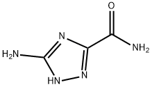 5-氨基-1H-1,2,4-三唑-3-甲酰胺 结构式