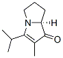 1H-Pyrrolizin-1-one,5,6,7,7a-tetrahydro-2-methyl-3-(1-methylethyl)-,(S)-(9CI) 结构式
