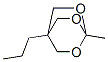 1-Methyl-4-propyl-2,6,7-trioxabicyclo[2.2.2]octane 结构式