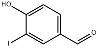 4-羟基-3-碘苯甲醛 结构式