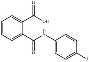 2-(4-碘苯基氨基甲酰基)安息香酸 结构式