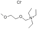 (2-甲氧基乙氧基甲基)三乙基氯化铵 结构式