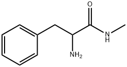 2-氨基-N-甲基-3-苯基丙酰胺 结构式