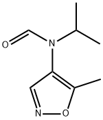 Formamide, N-(1-methylethyl)-N-(5-methyl-4-isoxazolyl)- (9CI) 结构式