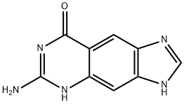 6-氨基-3H-咪唑并[4,5-G]喹唑啉-8(7H)-酮 结构式