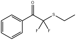 Ethanone, 2-(ethylthio)-2,2-difluoro-1-phenyl- (9CI) 结构式