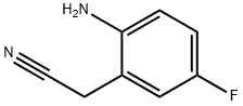 2-(2-氨基-5-氟苯基)乙腈 结构式