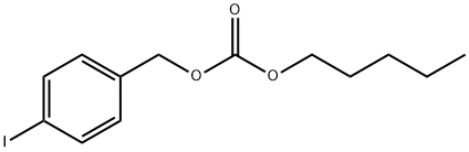 p-Iodobenzylpentyl=carbonate 结构式