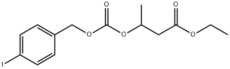 Carbonic acid 2-ethoxycarbonyl-1-methylethyl 4-iodobenzyl ester 结构式