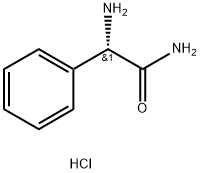 (S)-2-氨基-2-苯乙酰胺盐酸盐 结构式