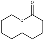 氧杂环癸烷-2-酮 结构式