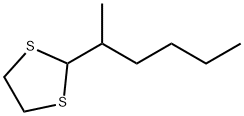 2-hexyl-1,3-dithiolane 结构式