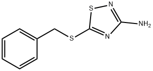 3-氨基-5-(苄硫)-1,2,4-噻二唑 结构式