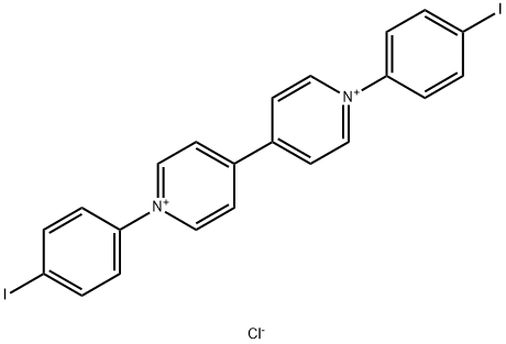 1,1'-bis(4-iodophenyl)-[4,4'-bipyridine]-1,1'-diium chloride 结构式