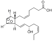 (5Z,13E,15S,17Z)-9α,11α-Epidioxy-15-hydroxyprosta-5,13,17-trien-1-oic acid 结构式