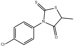 3-(p-Chlorophenyl)-5-methylrhodanine 结构式