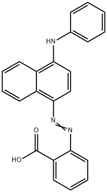 2-[[4-(phenylamino)-1-naphthyl]azo]benzoic acid 结构式