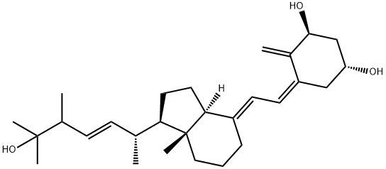 25-二羟基维生素D2 结构式