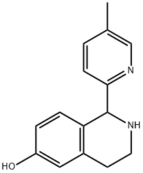 6-Isoquinolinol,1,2,3,4-tetrahydro-1-(5-methyl-2-pyridinyl)-(9CI) 结构式