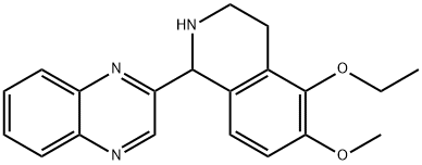 Quinoxaline, 2-(5-ethoxy-1,2,3,4-tetrahydro-6-methoxy-1-isoquinolinyl)- (9CI) 结构式