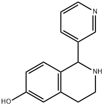 6-Isoquinolinol,1,2,3,4-tetrahydro-1-(3-pyridinyl)-(9CI) 结构式