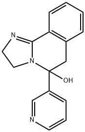 2,3,5,6-Tetrahydro-5-(3-pyridinyl)imidazo[2,1-a]isoquinolin-5-ol 结构式