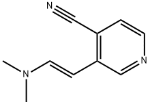 3-((E)-2-二甲氨基-乙烯基)-异烟腈 结构式