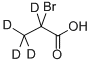 2-BROMOPROPIONIC-2,3,3,3-D4 ACID 结构式