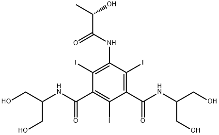 碘帕醇 结构式