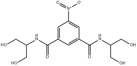 N,N-Bis-(1,3-dihydroxy-2-propyl)-5-nitroisophthalamide 结构式