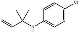 4-Chloro-N-(1,1-dimethyl-2-propenyl)benzenamine 结构式