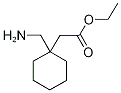 乙基 2-[1-(氨基甲基)环己基]醋酸盐盐酸 结构式