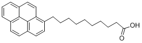 1-Pyrenedecanoicacid 结构式